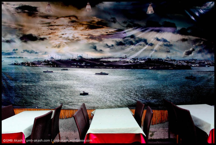 Inside a local restaurant of Istanbul